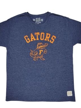 Retro Brand Florida Gators Albert Mascot Tri-Blend Tee Men's XL Navy